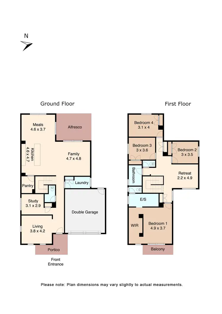 Floorplan of Homely house listing, 1 Cinnamon Drive, Lake Gardens VIC 3355