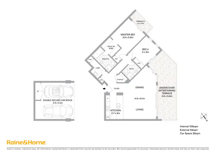 Floorplan of Homely apartment listing, 51/50 Village Drive, Breakfast Point NSW 2137
