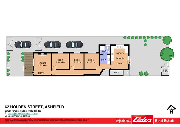 Floorplan of Homely house listing, 62 Holden Street, Ashfield NSW 2131