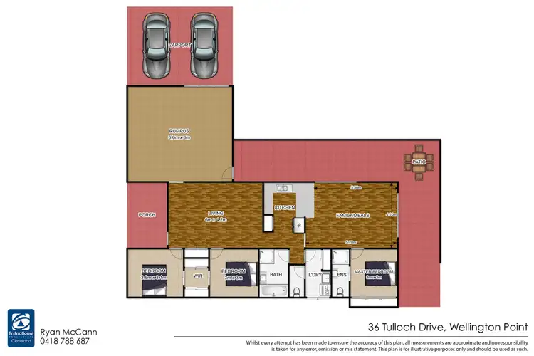 Floorplan of Homely house listing, 36 Tulloch Drive, Wellington Point QLD 4160