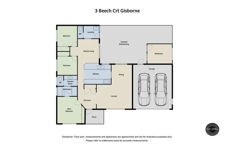 Floorplan of Homely house listing, 3 Beech Court, Gisborne VIC 3437
