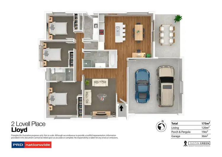 Floorplan of Homely house listing, 2 Lovell Place, Lloyd NSW 2650