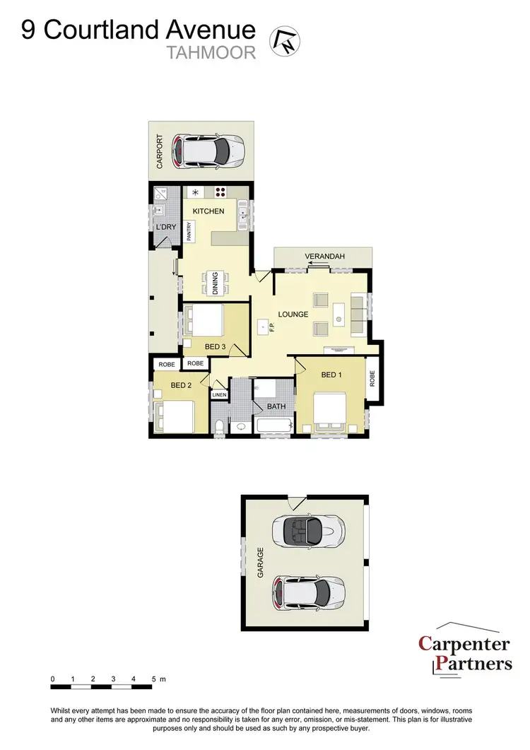 Floorplan of Homely house listing, 9 Courtland Avenue, Tahmoor NSW 2573