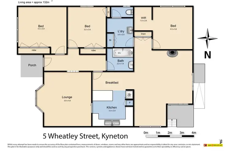 Floorplan of Homely house listing, 5 Wheatley Street, Kyneton VIC 3444