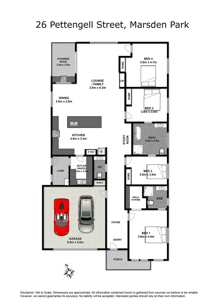Floorplan of Homely house listing, 26 Pettengell Street, Marsden Park NSW 2765