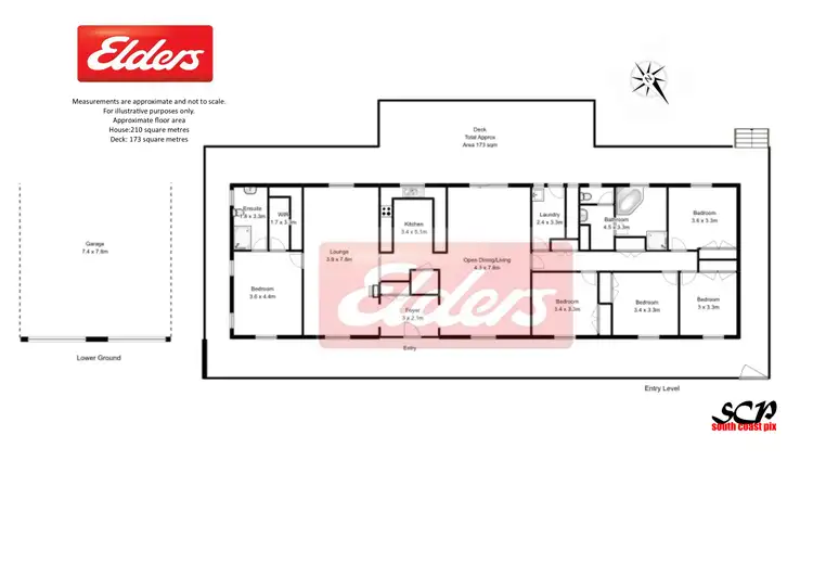 Floorplan of Homely house listing, 3 Elouera Close, Lilli Pilli NSW 2536