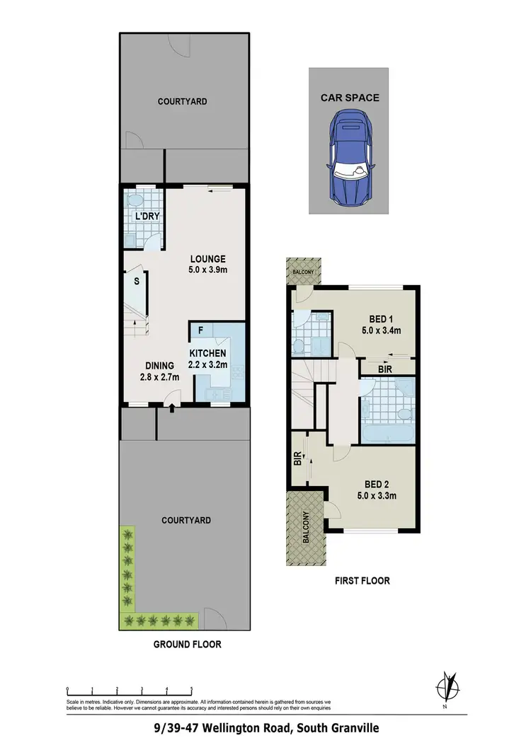 Floorplan of Homely townhouse listing, 9/39-41 WELLINGTON ROAD, South Granville NSW 2142