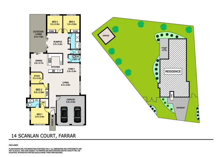 Floorplan of Homely house listing, 14 Scanlan Court, Farrar NT 830
