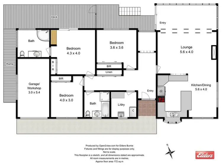 Floorplan of Homely house listing, 14 Tolunah Street, Parklands TAS 7320