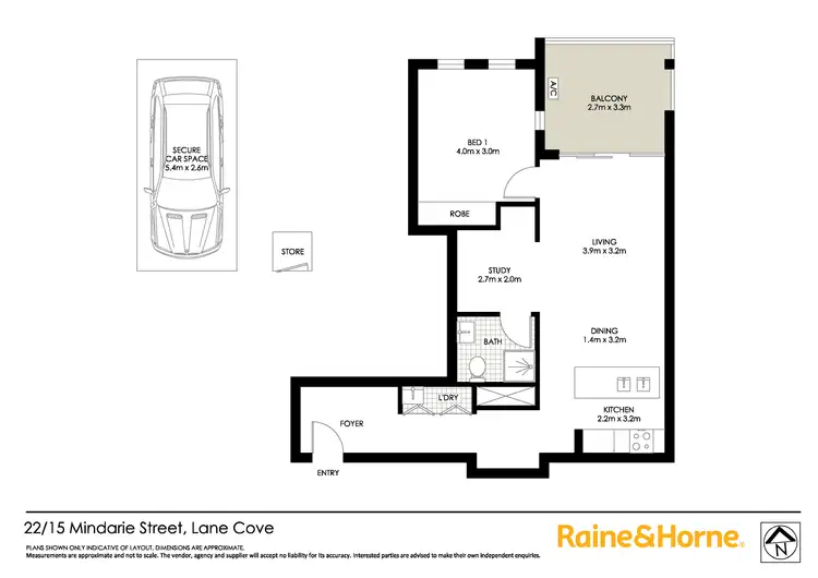 Floorplan of Homely apartment listing, 22/15-21 Mindarie Street, Lane Cove NSW 2066