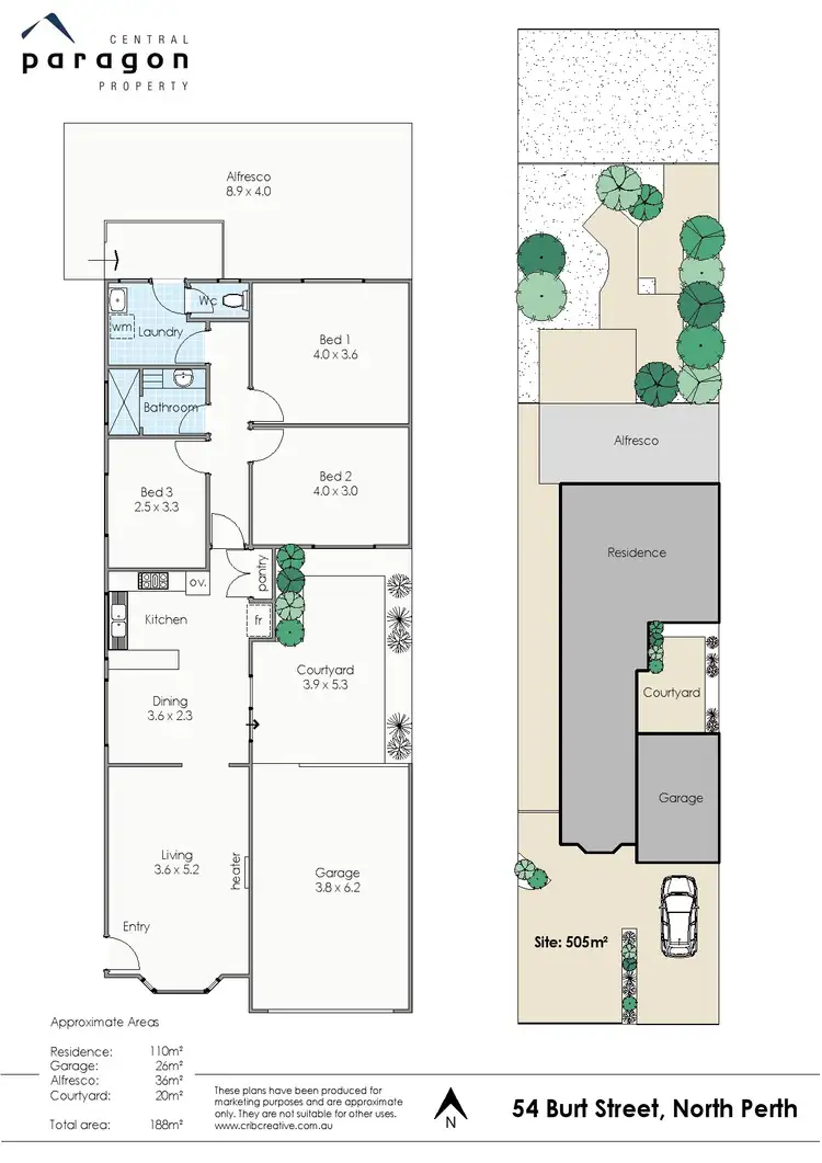 Floorplan of Homely house listing, 54 Burt Street, North Perth WA 6006