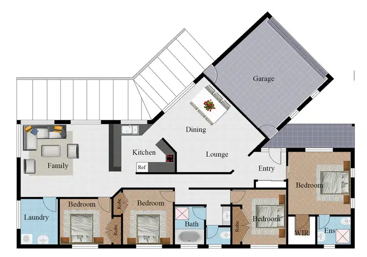 Floorplan of Homely house listing, 17 Sundew Close, Kirwan QLD 4817