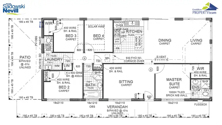Floorplan of Homely house listing, 23 Hill River Way, Moonyoonooka WA 6532