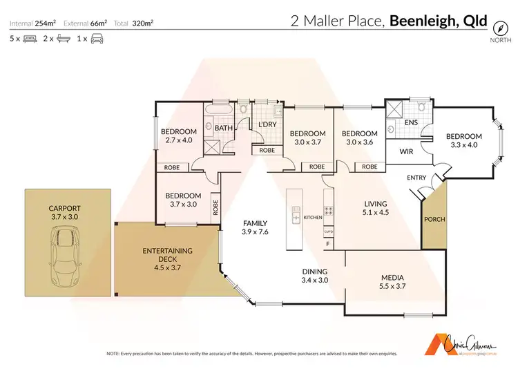 Floorplan of Homely house listing, 2 Maller Place, Beenleigh QLD 4207