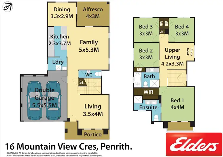 Floorplan of Homely house listing, 16 Mountain View Crescent, Penrith NSW 2750