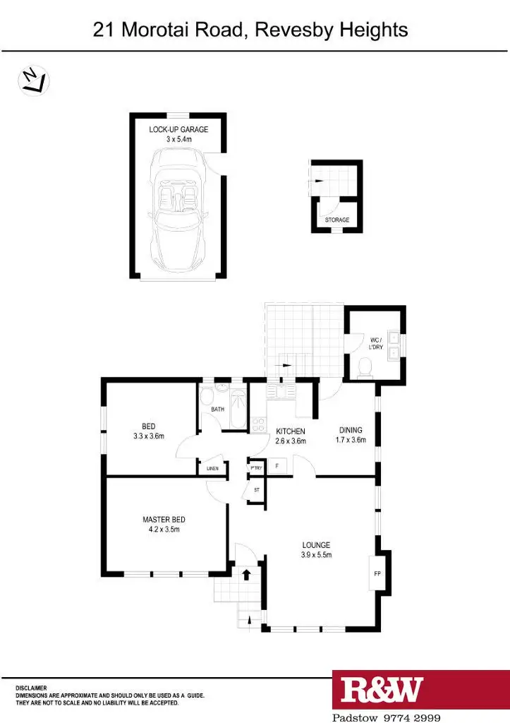 Floorplan of Homely house listing, 21 Morotai Road, Revesby Heights NSW 2212