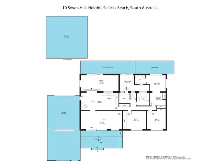 Floorplan of Homely house listing, 10 Seven Hills Heights, Sellicks Beach SA 5174