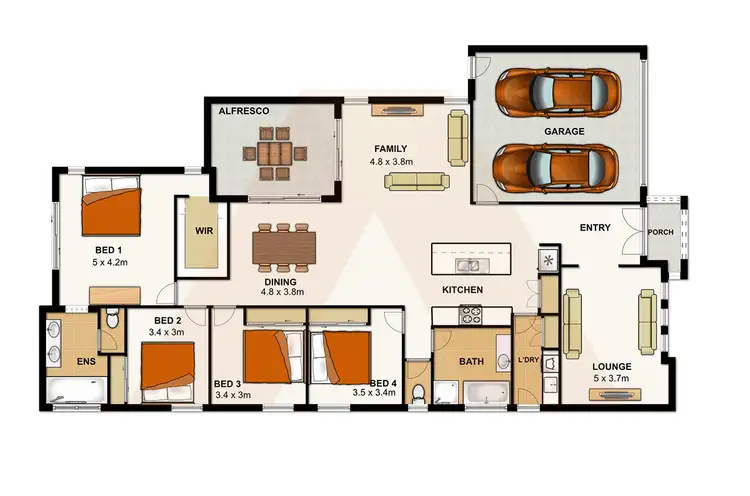 Floorplan of Homely house listing, 111 Parkwood Drive, Heathwood QLD 4110