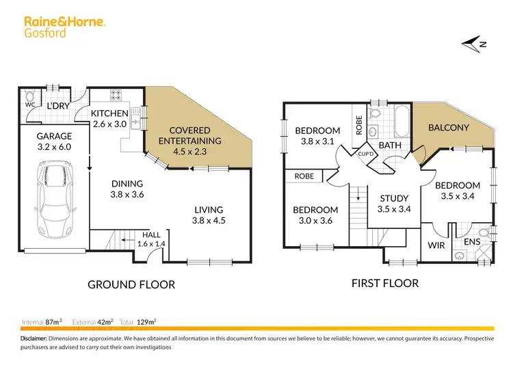 Floorplan of Homely townhouse listing, 3/92 Bronzewing Drive, Erina NSW 2250
