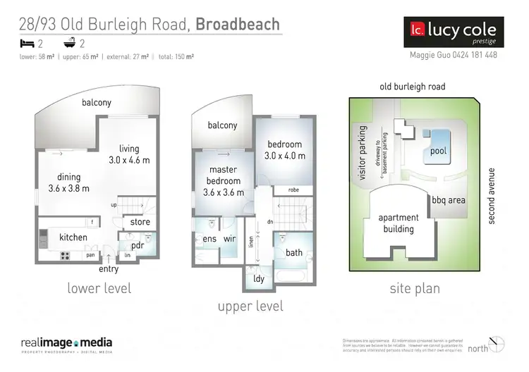 Floorplan of Homely apartment listing, 28/93 Old Burleigh Road, Broadbeach QLD 4218