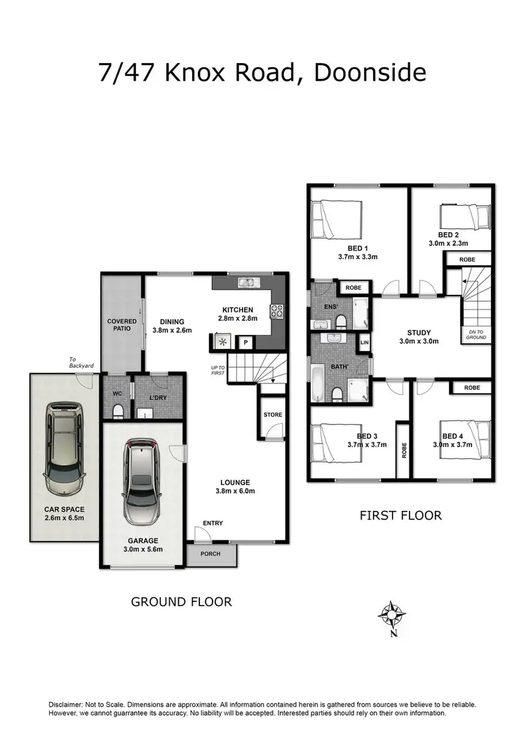Floorplan of Homely townhouse listing, 7/47-49 Knox Road, Doonside NSW 2767