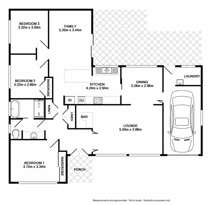 Floorplan of Homely house listing, 98 Trobriand Crescent, Glenfield NSW 2167