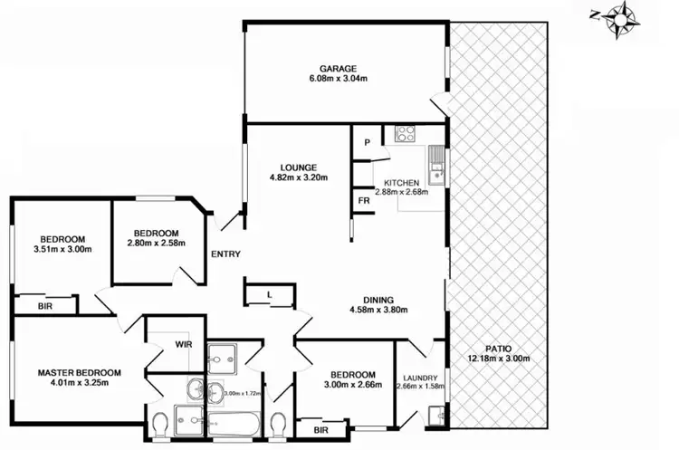 Floorplan of Homely house listing, 40 WATTLEBIRD WAY, Malua Bay NSW 2536