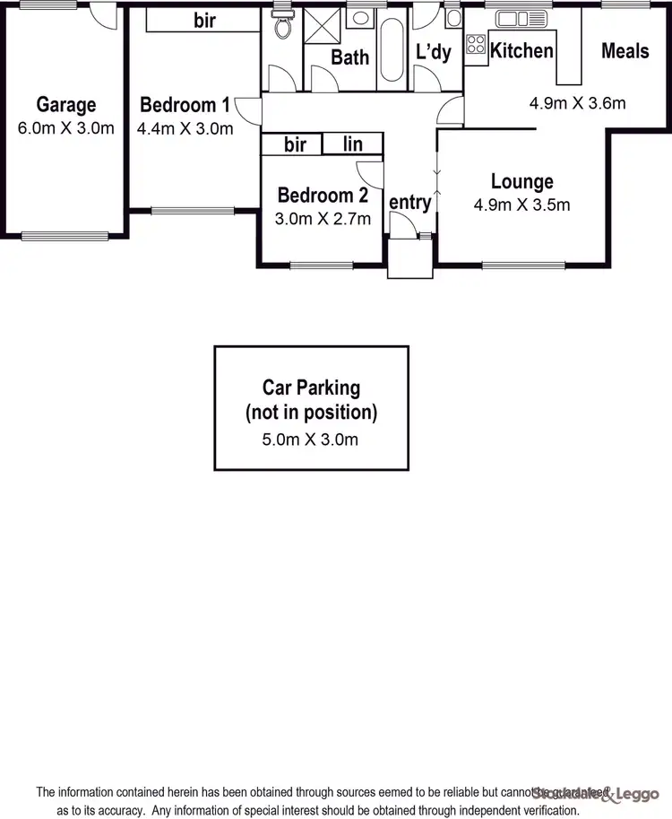 Floorplan of Homely unit listing, 7/5 Greenhills Road, Bundoora VIC 3083