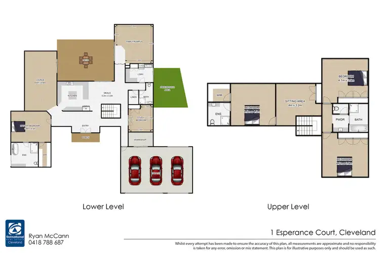 Floorplan of Homely house listing, 1-2 Esperance Court, Raby Bay QLD 4163