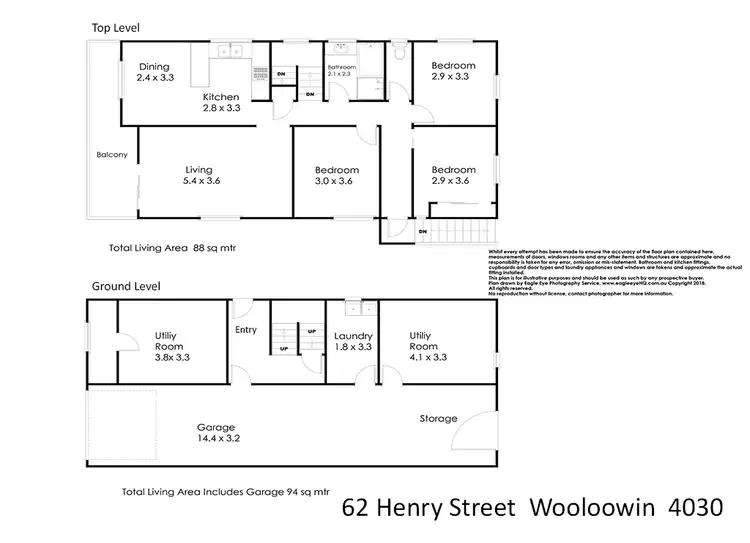 Floorplan of Homely house listing, 62 Henry Street, Wooloowin QLD 4030
