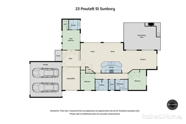 Floorplan of Homely house listing, 23 Powlett Street, Sunbury VIC 3429