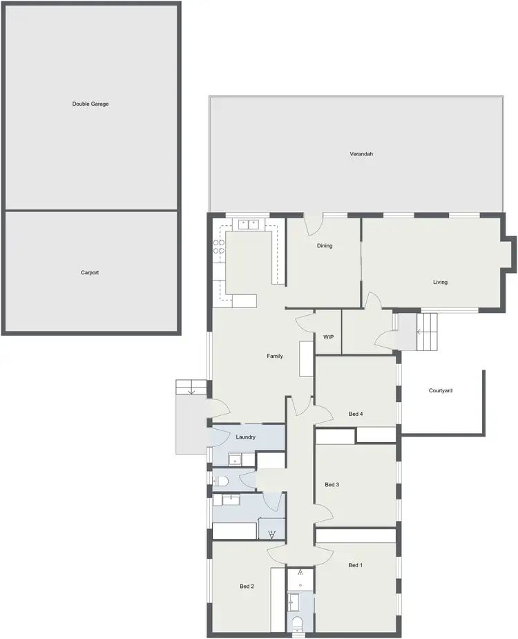 Floorplan of Homely house listing, 2 Lipscomb Place, Macgregor ACT 2615