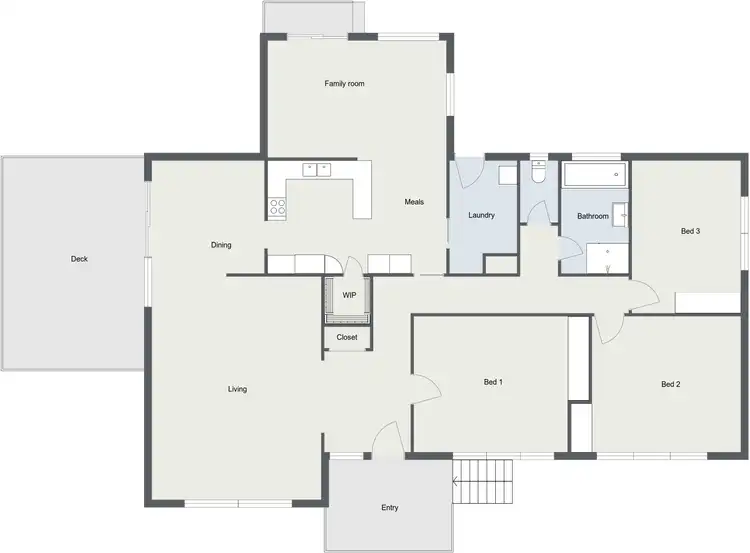 Floorplan of Homely house listing, 49 Bavin Street, Curtin ACT 2605