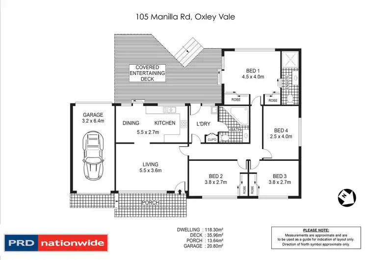 Floorplan of Homely house listing, 105 Manilla Road, Tamworth NSW 2340