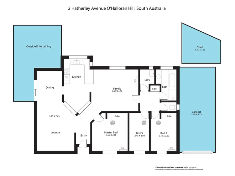 Floorplan of Homely house listing, 2 Hatherley Avenue, O'halloran Hill SA 5158