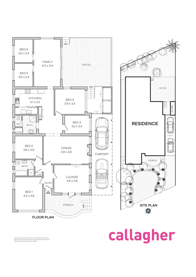 Floorplan of Homely house listing, 6 Peacock Street, Bardwell Park NSW 2207