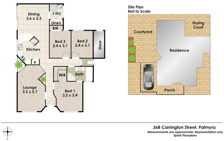 Floorplan of Homely house listing, 36B Carrington Street, Palmyra WA 6157