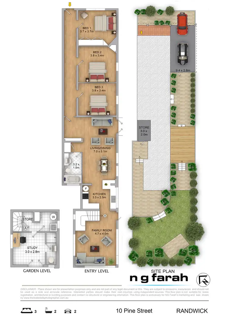 Floorplan of Homely house listing, 10 Pine Street, Randwick NSW 2031