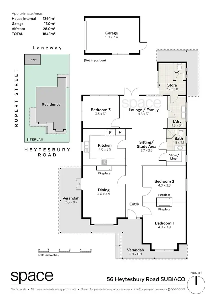 Floorplan of Homely house listing, 56 Heytesbury Road, Subiaco WA 6008