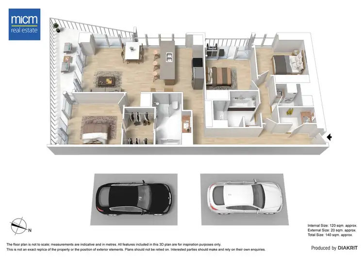 Floorplan of Homely apartment listing, 1902/39 Caravel Lane, Docklands VIC 3008
