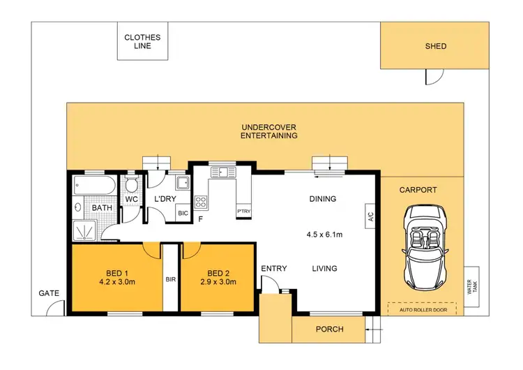Floorplan of Homely house listing, 109 Rosetta Village, 1-27 Maude Street, Encounter Bay SA 5211