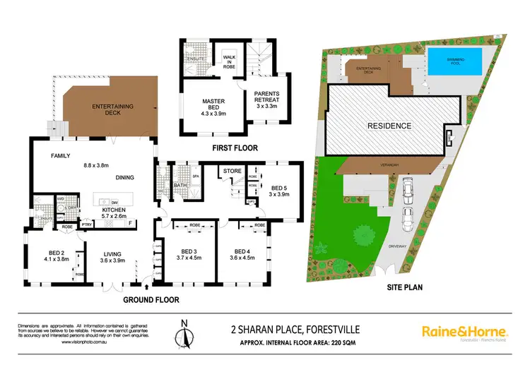 Floorplan of Homely house listing, 2 Sharan Place, Forestville NSW 2087
