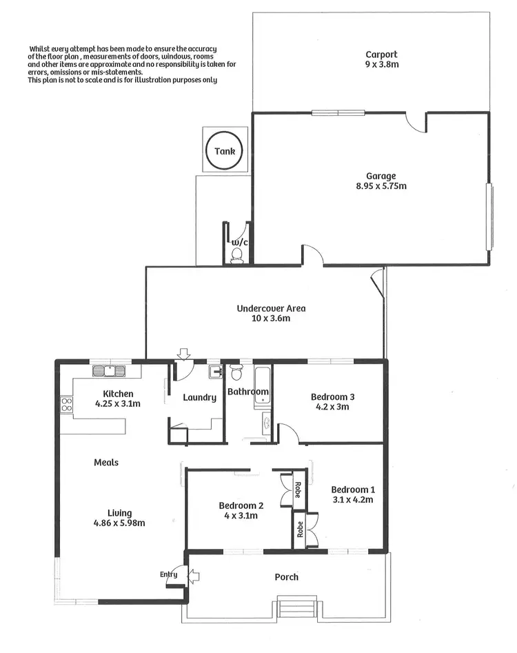 Floorplan of Homely house listing, 10 Sir John Cowan Avenue, Murray Bridge SA 5253