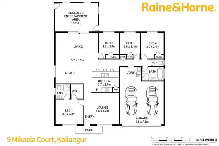 Floorplan of Homely house listing, 9 Mikaela Ct, Kallangur QLD 4503