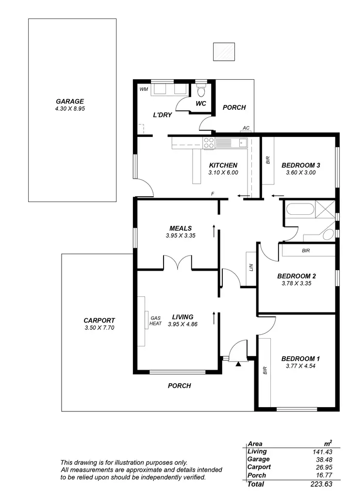 Floorplan of Homely house listing, 13 Winston Avenue, Cumberland Park SA 5041