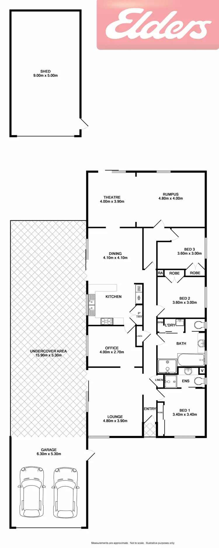 Floorplan of Homely house listing, 556 Roach Street, Lavington NSW 2641