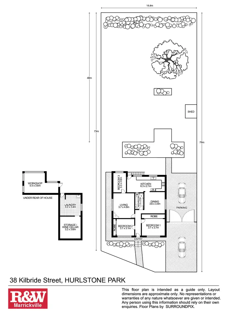 Floorplan of Homely house listing, 38 Kilbride Street, Hurlstone Park NSW 2193