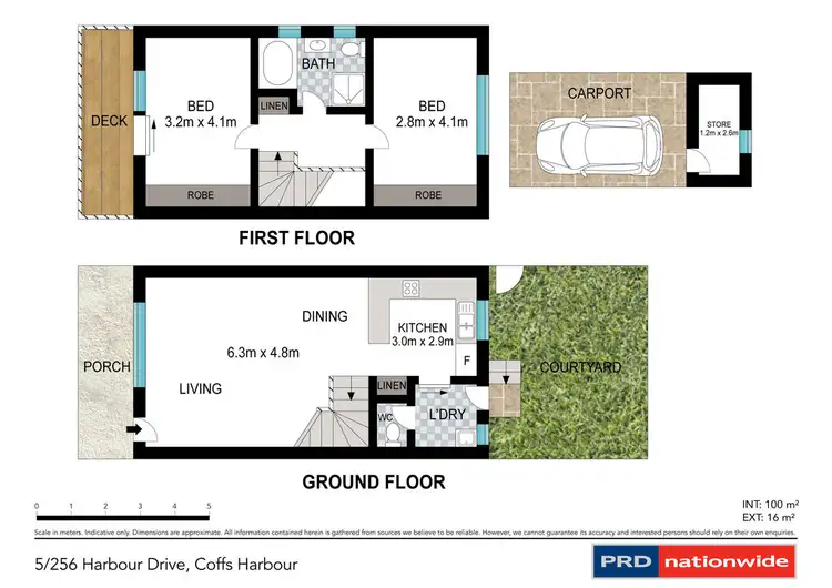 Floorplan of Homely townhouse listing, 5/256 Harbour Drive, Coffs Harbour NSW 2450