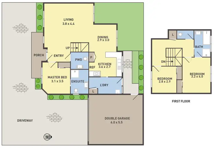 Floorplan of Homely house listing, 2/46 Gordon Street, Tullamarine VIC 3043