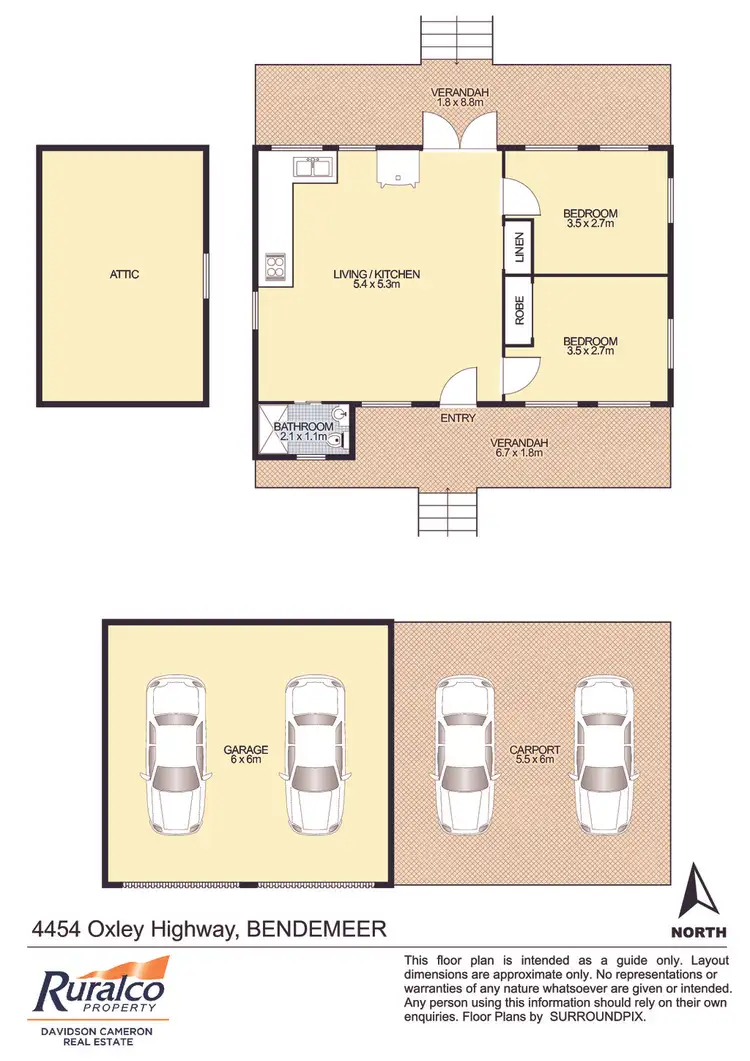 Floorplan of Homely house listing, Echo Springs 4454 Oxley Highway, Bendemeer NSW 2355